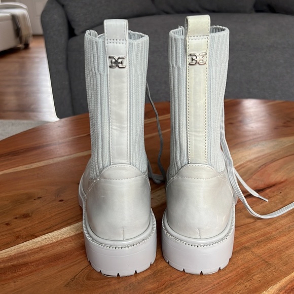 Sam Edelman Lydell Combat boot in Grey size 8.5 - Picture 4 of 9